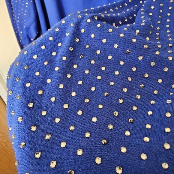 Cato 26/28 Royal Blue Bling Long Sleeves Pullover - Picture 5 of 6